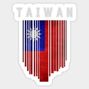 Taiwan flag, Taiwanese flag Sticker